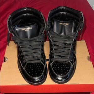 Saint Laurent Black High-Top Sneakers (ARCHIVE) Jordan 1 Inspo